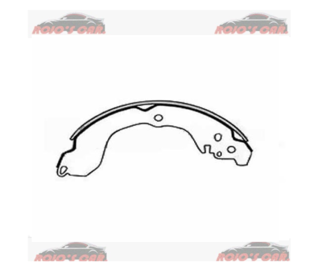  JUEGO DE BALATA FRENO TAMBOR RAYBESTOS TRASERO PARA DODGE CALIBER 2007-2012