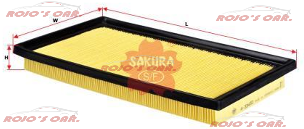 FILTRO DE AIRE SAKURA - TOYOTA COROLLA