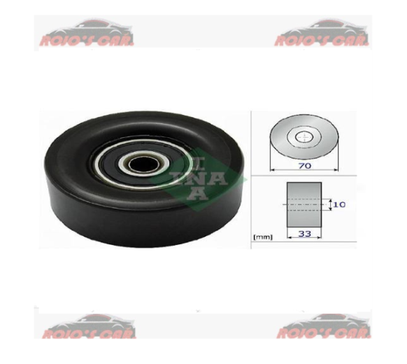 POLEA GUIA DE ACCESORIOS INA, TIPO LISA PARA NISSAN KICKS 1.6L L4 2017