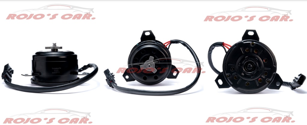  MOTOVENTILADOR TOTALPARTS PARA RADIADOR - CHRYSLER PT CRUSIER 4CIL 2.0L 01-08, 4CIL 2.4L 01-08, 52079786AB 3 TERMINALES MOTOR 12V SIN ASPAS