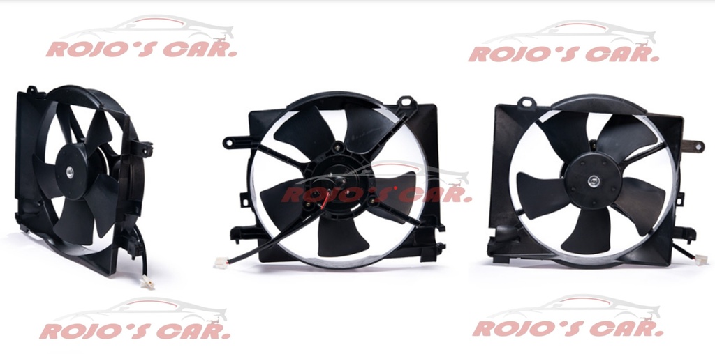 MOTOVENTILADOR TOTALPARTS PARA RADIADOR - CHEVROLET MATIZ 4CIL 06-08, SPARK 4CIL 1.2L 06-08 96395500 2 TERMINALES MOTOR, ASPAS Y TOLVA 12V 5
