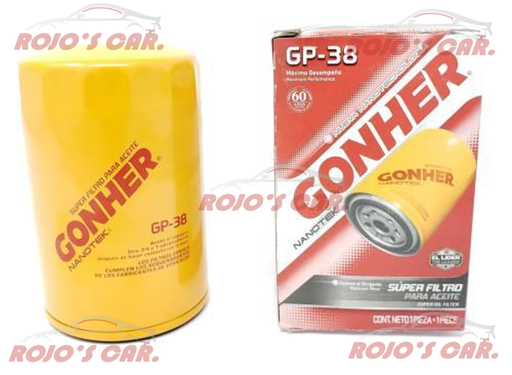 FILTRO DE ACEITE GONHER - TOYOTA