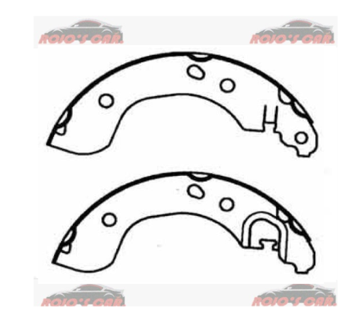 JUEGO DE BALATA FRENO TAMBOR RAYBESTOS TRASERO PARA BALATA DE TAMBOR RAYBESTOS PARA NISSAN MARCH 2012-2019