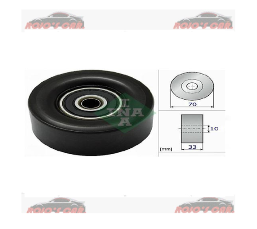 POLEA GUIA DE ACCESORIOS INA, TIPO LISA PARA NISSAN KICKS 1.6L L4 2017