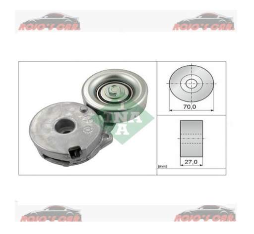 POLEA TENSORA DE ACCESORIOS INA CON AIRE ACONDICIONADO PARA NISSAN TIIDA 1.8L L4 2007-2013