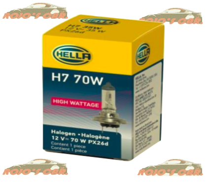 FOCO HELLA H7 HW 12V 70W