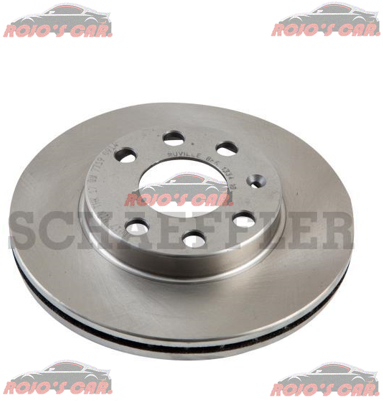 ROTOR FRENO DE DISCO FAG SUSTITUYE A BFR230010, VENTILADO PARA CHEVROLET CHEVY 1994-2012, CHEVY PICKUP 1999-2003, SPARK L4 1.2L 2011-2017, BEAT 2018-2020, PONTIAC G3 2007