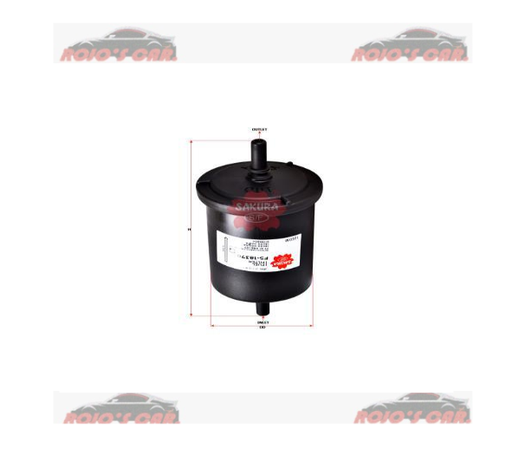  FILTRO DE COMBUSTIBLE SAKURA PARA HONDA CITY 1.5L 2010-2013, MOBI 1.0L 2016-2022, RENAULT KWID 1.0L 2019-2022