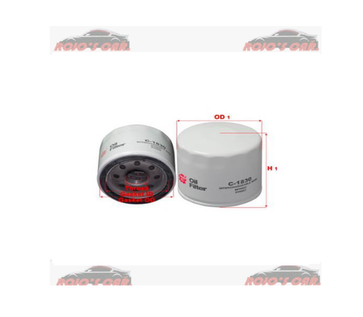 FILTRO DE ACEITE SAKURA NISSAN VERSA 1.8L L4 07-15, NV350 URVAN 2.5L L4 15-21, NP300 FRONTIER 2.5L L4 05-10