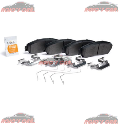 BALATA FRENO DE DISCO DYNAMIK DELANTERA ACURA RDX 07-21, HONDA ACCORD CROSSTOUR 10-11 CROSSTOUR 12-15 CR-V 07-20 ODYSSEY 05-17 PASSPORT 19-19 FMSI 7994-D1521 SEVERE DUTY