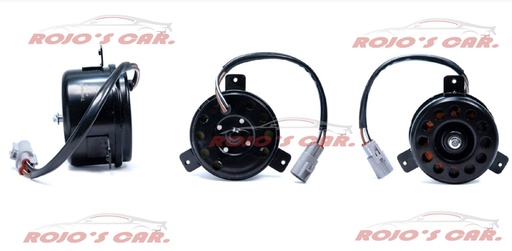 MOTOVENTILADOR TOTALPARTS PARA RADIADOR - CHEVROLET AVEO 4CIL 1.6L 09-17, PONTIAC G3 09-09, 96808149 2 TERMINALES MOTOR 12V SIN ASPAS