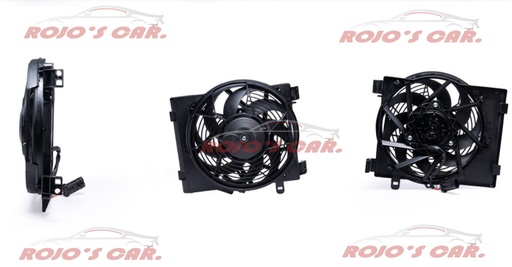 MOTOVENTILADOR TOTALPARTS PARA RADIADOR - CHEVROLET CORSA 4CIL 1.8L 01-06, 9158008|9158008 2 TERMINALES MOTOR, ASPAS Y TOLVA 12V 8