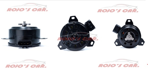 MOTOVENTILADOR TOTALPARTS PARA RADIADOR - DODGE STRATUS 6CIL 2.7L 01-06, 4CIL 2.4L 01-06, 3 TERMINALES MOTOR 12V SIN ASPAS