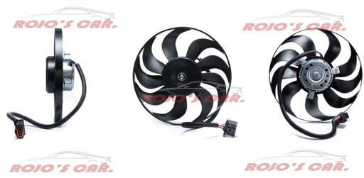MOTOVENTILADOR TOTALPARTS PARA RADIADOR - SEAT IBIZA 4CIL 1.6L 03-09, VOLKSWAGEN BEETLE 4CIL 1.9L 98-06, 6Q0959455J 3 TERMINALES MOTOR Y ASPAS 12V 9