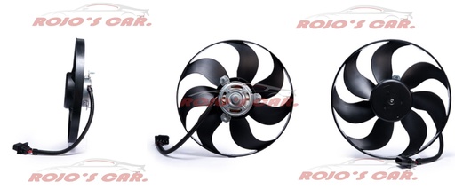 MOTOVENTILADOR TOTALPARTS PARA RADIADOR - SEAT IBIZA 4CIL 1.6L 03-09, VOLKSWAGEN BEETLE 4CIL 2.0L 98-14, 4CIL 1.9L 98-06, 4CIL 1.8L 99-05, 6X0959455C 3 TERMINALES MOTOR Y ASPAS 12V 7