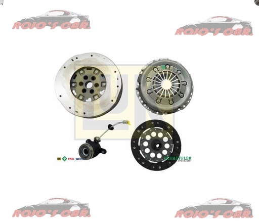 REPSET (CLUTCH) LUK PARA NISSAN TIIDA 1.8L L4 SOHC 2007-2018, SENTRA 2.0L L4 DOHC 2007-2012 SENTRA 1.8L L4 DOHC 2013-2020, INCLUYE VOLANTE DUAL DE INERCIA (VDI) PARA VEHICULOS EQUIPADOS CON TUBERIA DE POLIDAMIDA PARA CONECTAR EL CSC